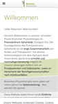 Mobile Screenshot of bruemmer-physiotherapie.de